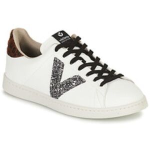 VICTORIA Berlin Sneaker GLITTER 125269 - White / Silver